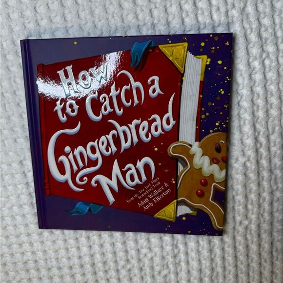 Book Christmas How To Catch A Gingerbread Man Hardcover Kids Books Holiday SR4 - Picture 2 of 3